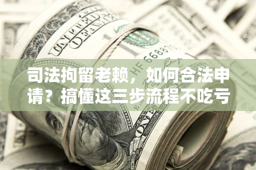 北京司法拘留老赖，如何合法申请？搞懂这三步流程不吃亏！