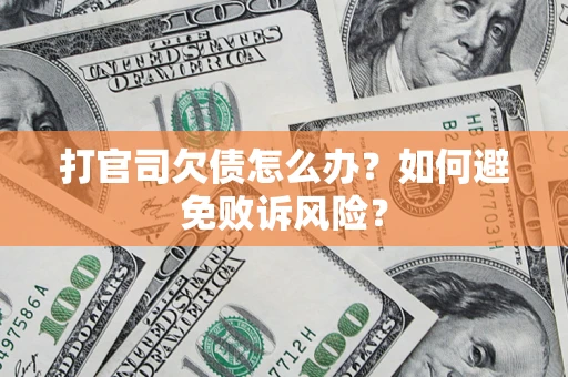 北京打官司欠债怎么办？如何避免败诉风险？