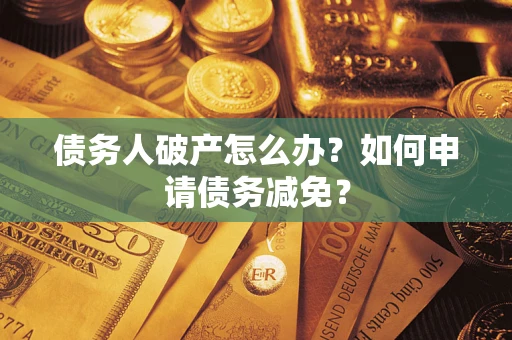 北京债务人破产怎么办？如何申请债务减免？