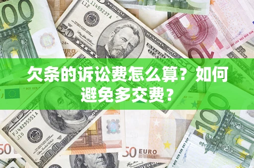 北京欠条的诉讼费怎么算？如何避免多交费？